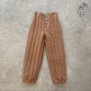 Kordal Quilted Pants BNWT, Clay